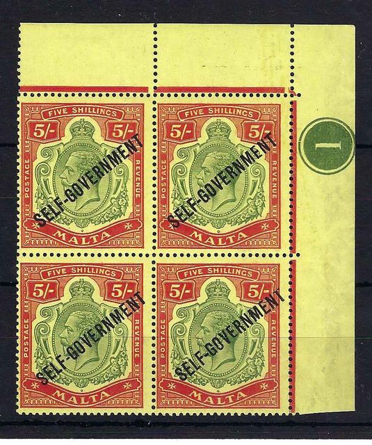 Image of Malta SG 113/113a UMM British Commonwealth Stamp